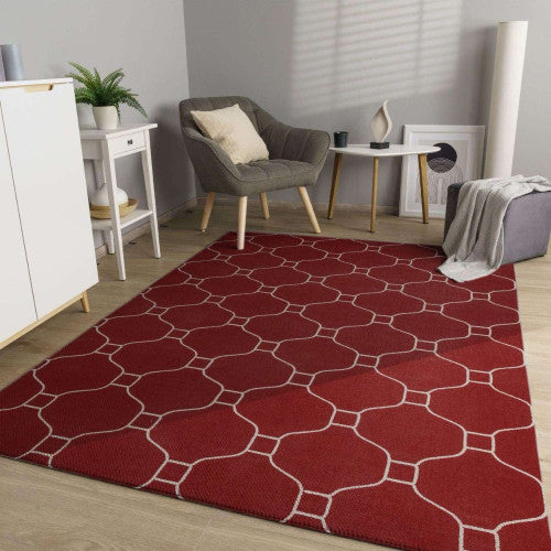 1 + 1 ΔΩΡΟ Μοκέτες YOGHOOT All Season Μπορντό 200x300cm YOGHT-2-RED