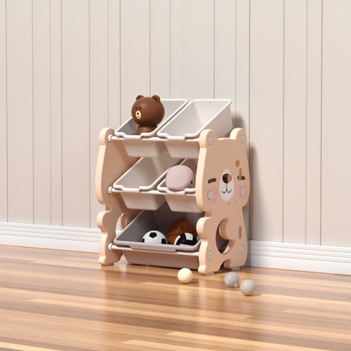 Πλαστική Βιβλιοθήκη Cute Bear Ροζ SN-QD003-PN — 1