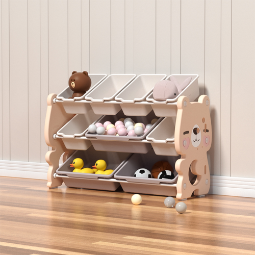 Πλαστική Βιβλιοθήκη Cute Bear Ροζ SN-QD005-PN — 1