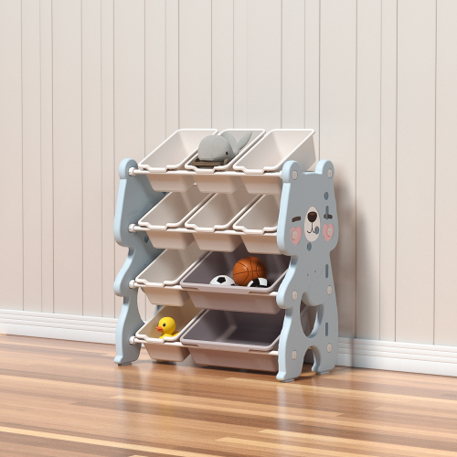 Πλαστική Βιβλιοθήκη Cute Bear Μπλε SN-QD007-BLU — 1