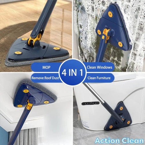 1+1 Τριγωνική Σφουγγαρίστρα ActionClean™ + ΔΩΡΟ 4 ΠΑΝΑΚΙΑ — χονδρική B2B Wholesale Trade