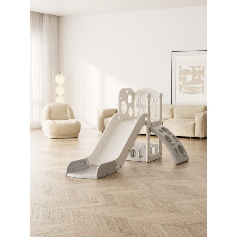 Πλαστική Τσουλήθρα με Σκαλοπάτια Γκρι HT-QD007-GREY — 1