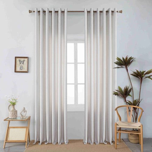 Velour Satin Κουρτίνα Γκρεζ 80% Σκίασης Με Κρίκο Υ270xΦ280cm A6341-20 — χονδρική B2B Wholesale Trade