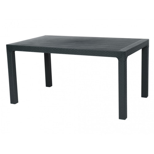 Τραπέζι Italy Πολυπροπυλενίου Ανθρακί 130x75cm — χονδρική B2B Wholesale Trade