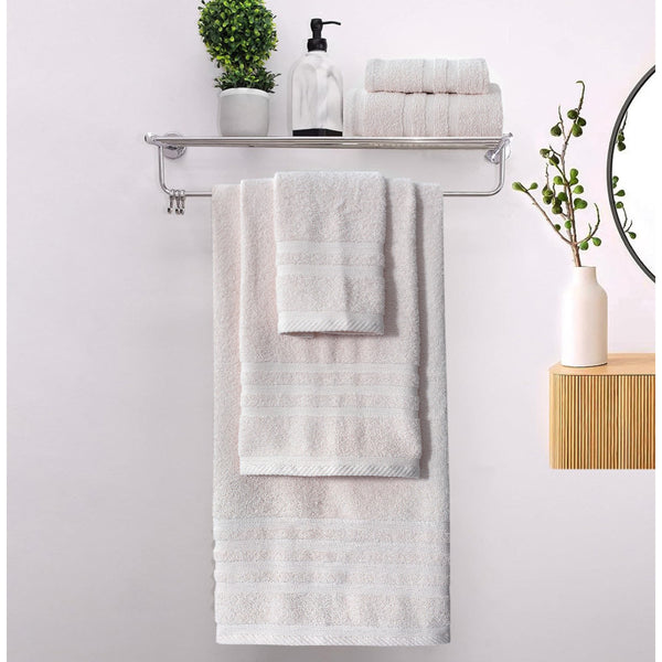 Πετσέτες Μπάνιου (Σετ 3τμχ) 100% Βαμβάκι Blanca Cream 500gsm — χονδρική B2B Wholesale Trade
