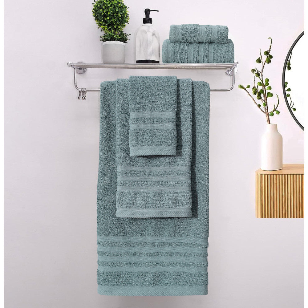 Πετσέτες Μπάνιου (Σετ 3τμχ) 100% Βαμβάκι Blanca Green 500gsm — 1