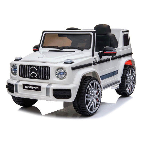 Παιδικό Αυτοκινητάκι Ηλεκτροκίνητο Licensed Mercedes-Benz G63 AMG Λευκό 12V — 1