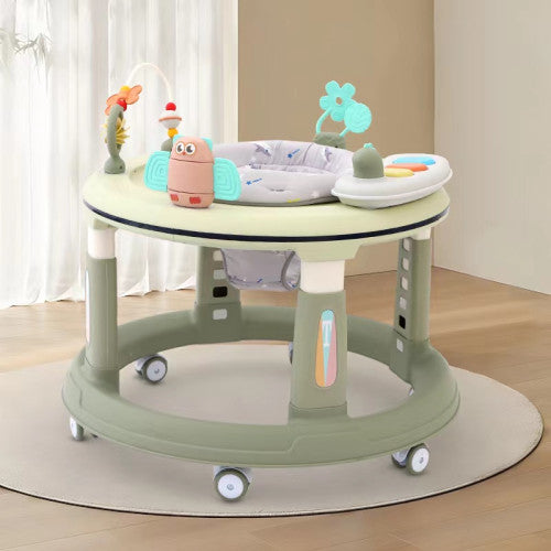 Βρεφική Περπατούρα με Μουσική, Παιχνίδια, Ρυθμιζόμενο Ύψος & Αφαιρούμενο Tray – Κατάλληλη για 6 έως 18 Μηνών Πράσινο 309-GREEN — χονδρική B2B Wholesale Trade