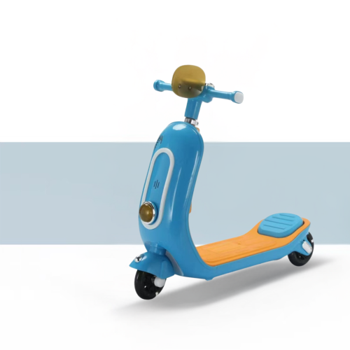 Παιδικό Πατίνι τύπου Vespa με Μουσική, Φώτα & LED Τροχούς – Ρυθμιζόμενο Τιμόνι για Παιδιά 2+ Μπλε 6611-BLUE — 1