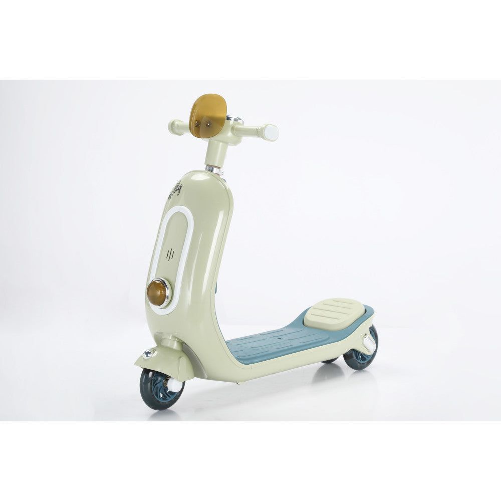 Παιδικό Πατίνι τύπου Vespa με Μουσική, Φώτα & LED Τροχούς – Ρυθμιζόμενο Τιμόνι για Παιδιά 2+ Πράσινο 6611-GREEN — 1