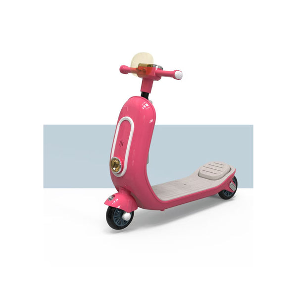 Παιδικό Πατίνι τύπου Vespa με Μουσική, Φώτα & LED Τροχούς – Ρυθμιζόμενο Τιμόνι για Παιδιά 2+ Ροζ 6611-PINK — χονδρική B2B Wholesale Trade